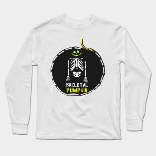 Skeletal Pumpkin Long Sleeve T-Shirt